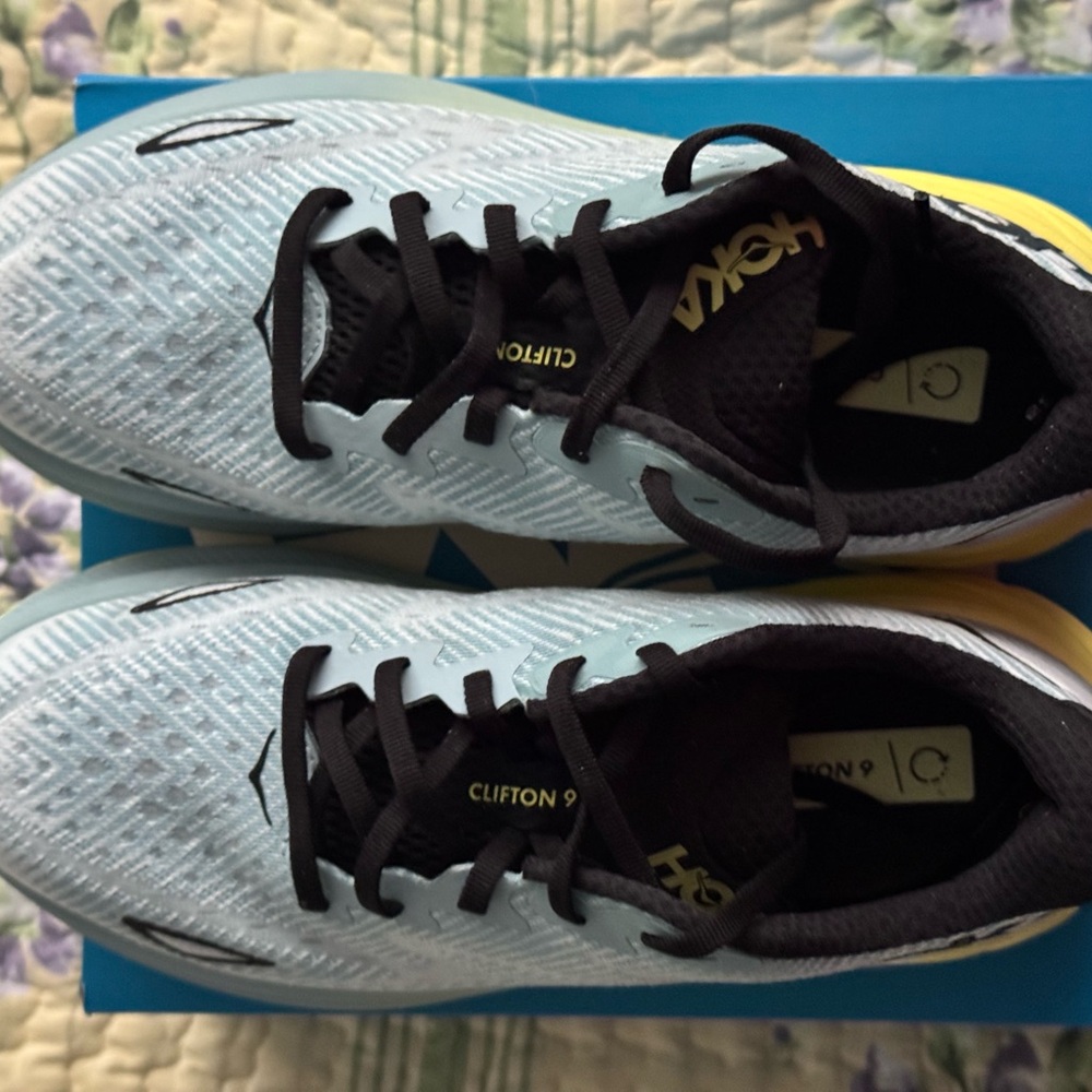 Brand new HOKA men’s size 7.5 -CLIFTON Drzy (women’s sz 9)